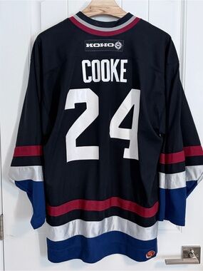 KOHO Vancouver Canucks Matt Cooke Blue West Coast Express Jersey Size XL